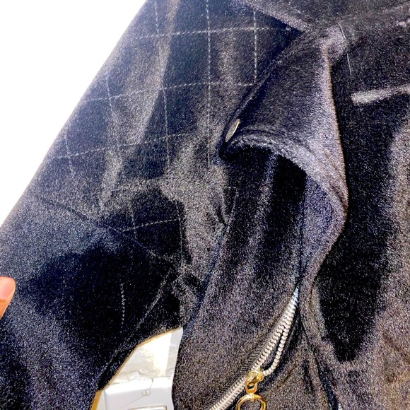 Black Moto Style Jacket - Picture 5 of 7